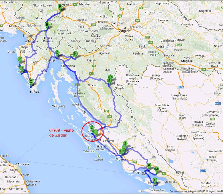 road trip en croatie