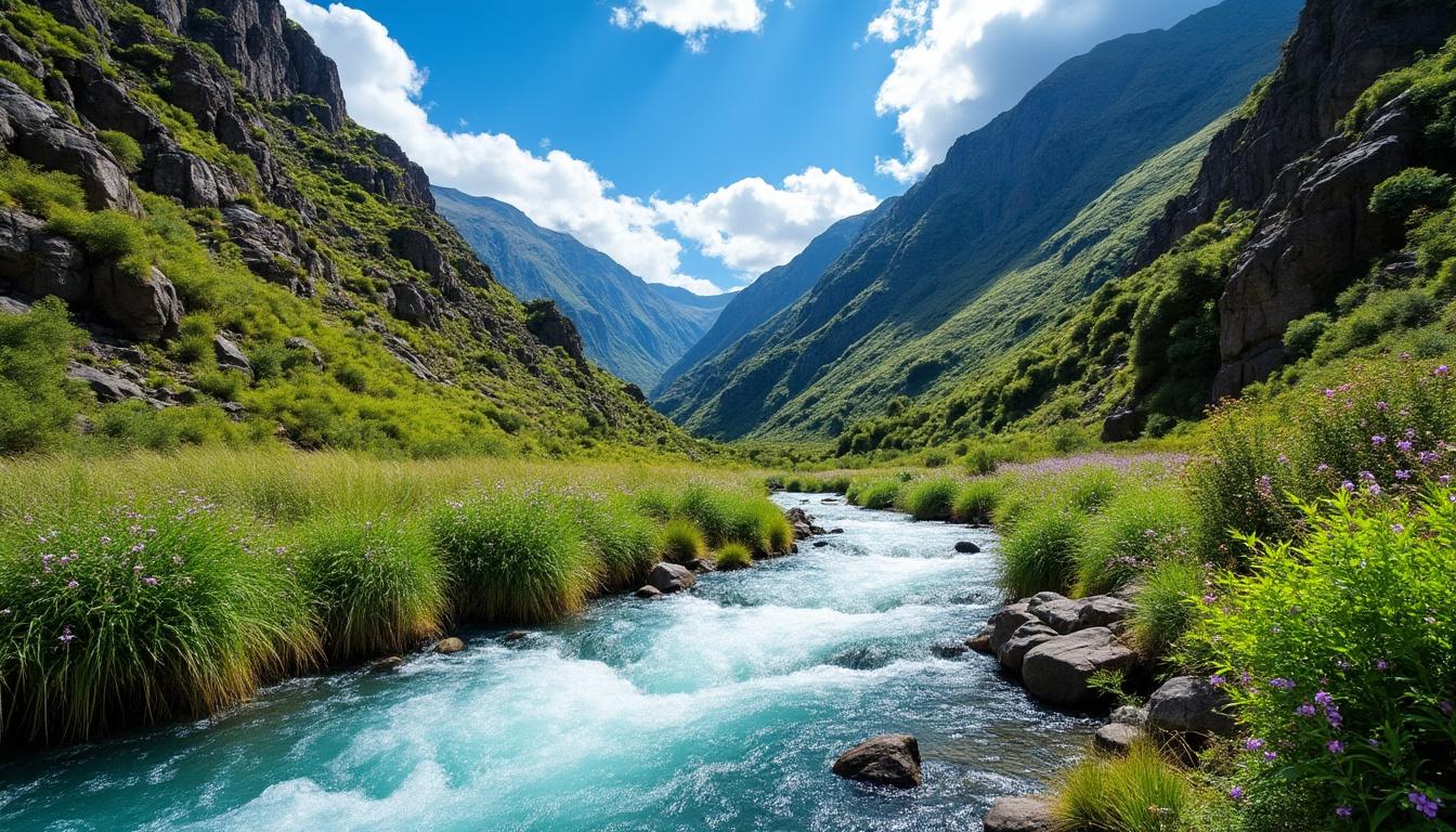partez à la découverte du río irquis et vivez une aventure de randonnée inoubliable au cœur des majestueuses andes équatoriennes. explorez des paysages époustouflants entre nature sauvage, rivières cristallines et culture locale authentique.